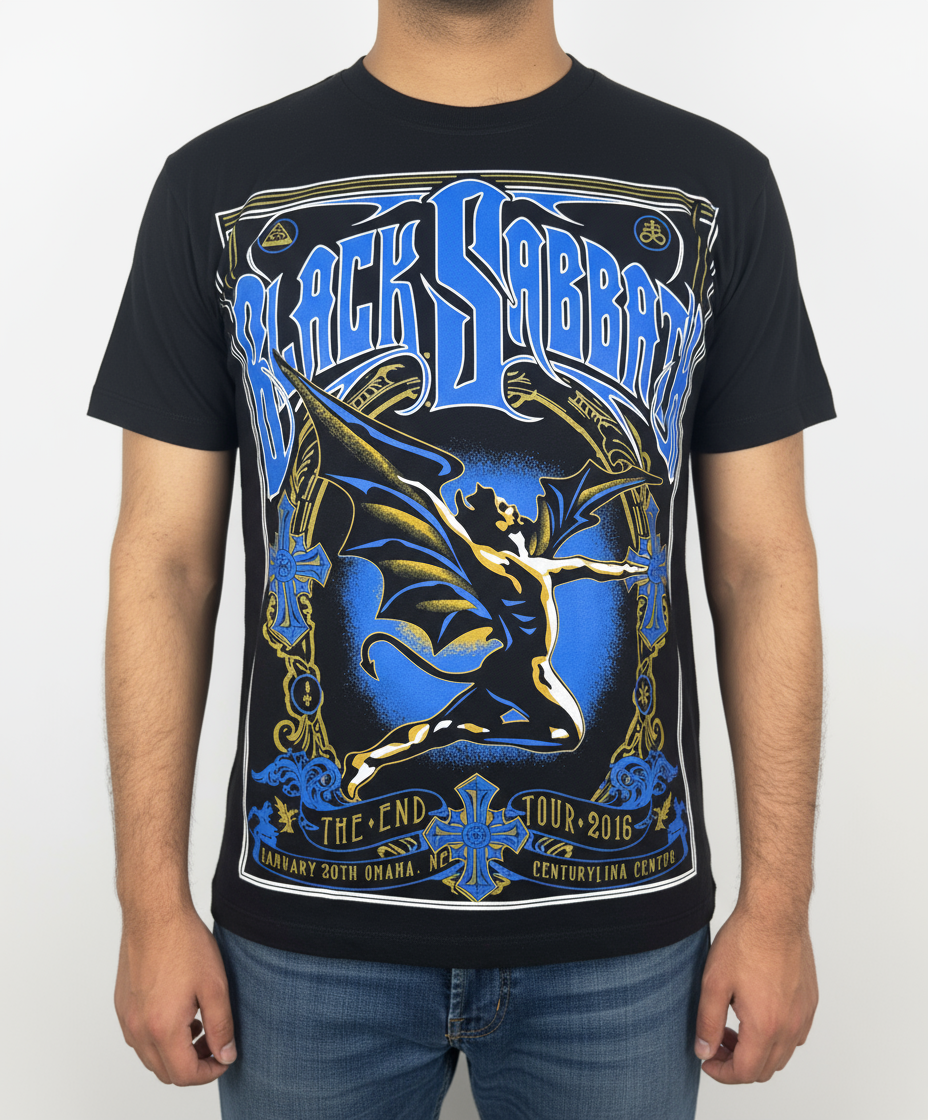 Rebelchords Black Sabbath The End Tour Glow Shirt