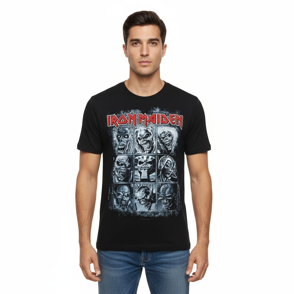 Rebelchords Iron Maiden Eddie T-Shirt for Fans