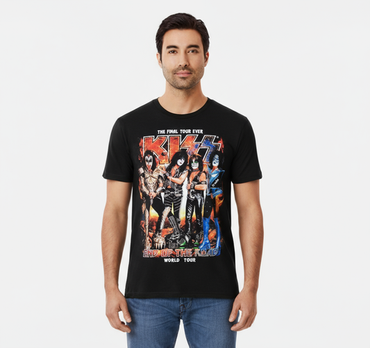 Rebelchords Kiss End of the Road Final Tour Short Sleeves Shirt