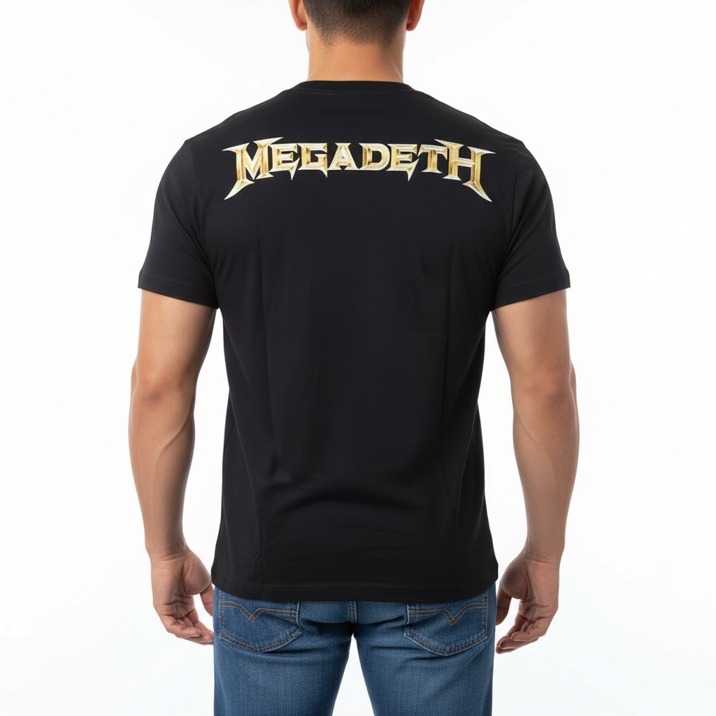 Rebelchords Megadeth Rust in Peace Shirt Black Tee