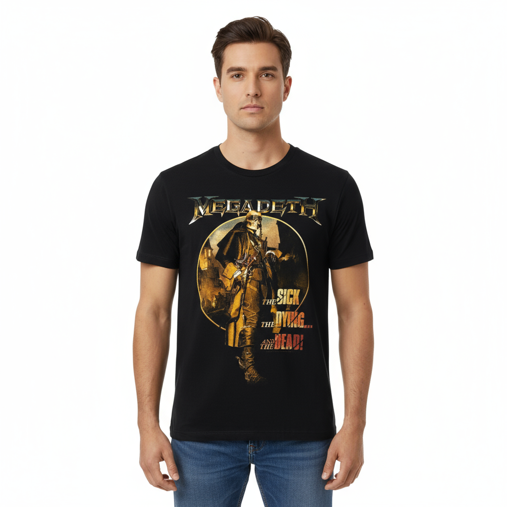 Rebelchords Megadeth The Sick The Dying And The Dead Shirt - Graphic Tee