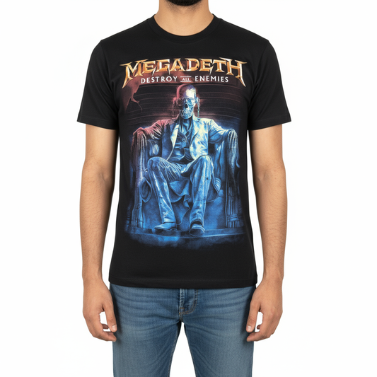 Rebelchords Megadeth Destroy All Enemies Shirt