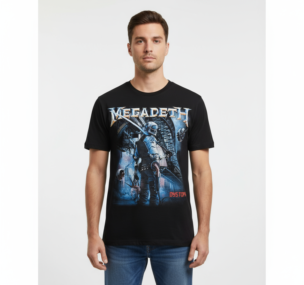 Rebelchords Megadeth Dystopia Short sleeves T-Shirt