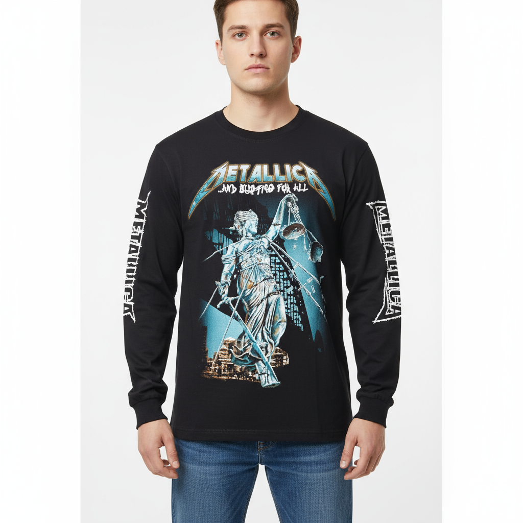 Rebelchords Metallica And Justice for All Shirt Long Sleeve
