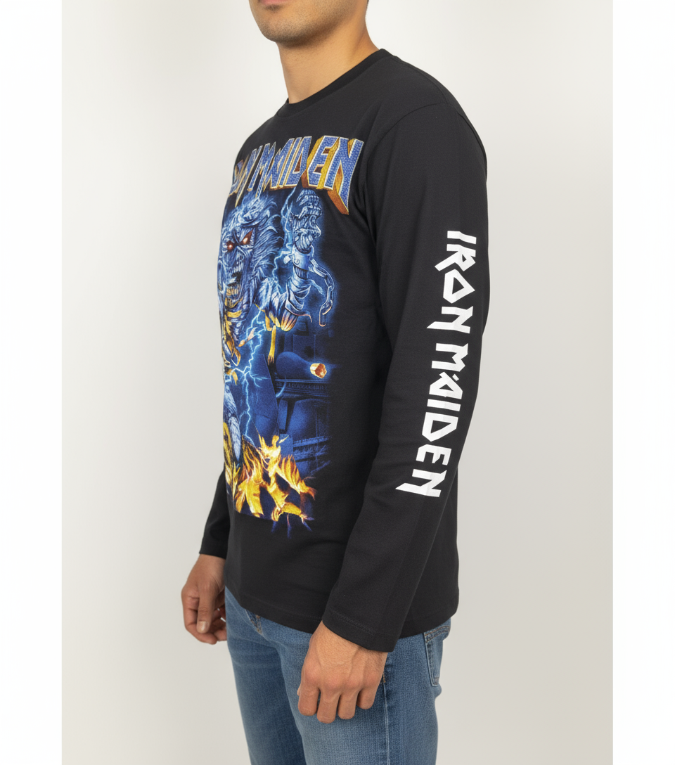 Rebelchords Iron Maiden Somewhere Back in Time Tour Shirt