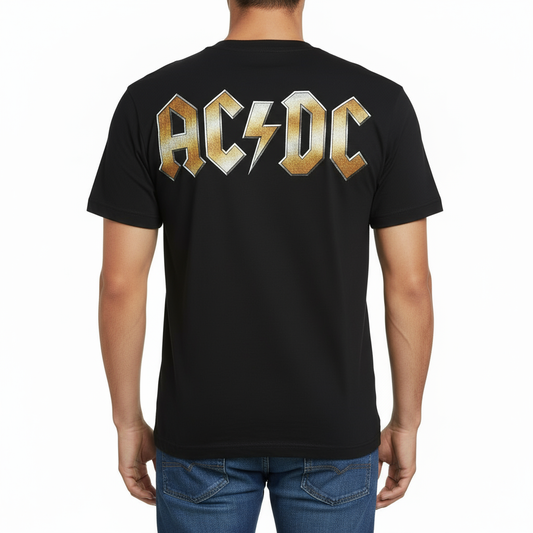 Rebelchords AC/DC Hells Bells Print T-Shirt from