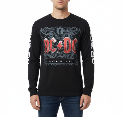 Rebelchords AC/DC Black Ice Shirt Long Sleeve Tee