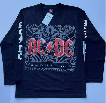 Rebelchords AC/DC Black Ice Shirt Long Sleeve Tee