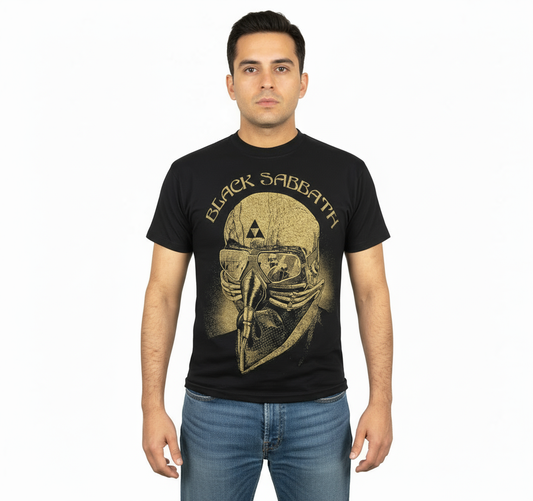 Rebelchords Black Sabbath US Tour 78 Gas Mask T-Shirt