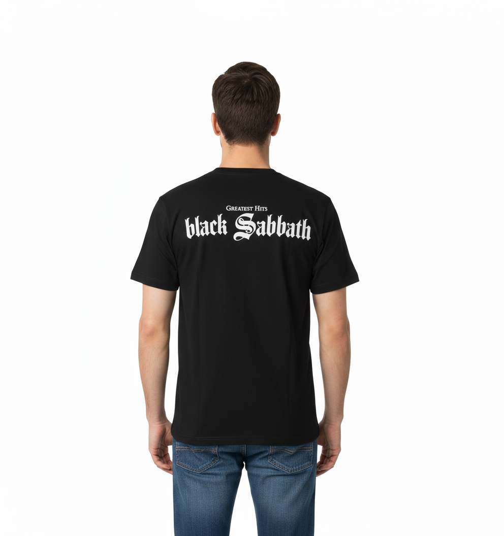 Rebelchords Black Sabbath Band T-Shirt - Greatest Hits