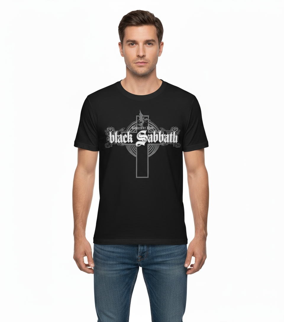 Rebelchords Black Sabbath Band T-Shirt - Greatest Hits