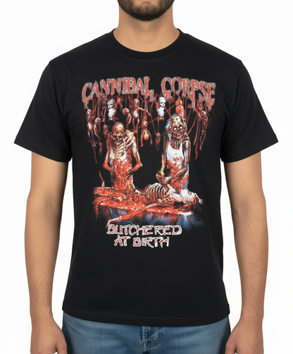 Rebelchords Cannibal Corpse Butchered at Birth Shirt