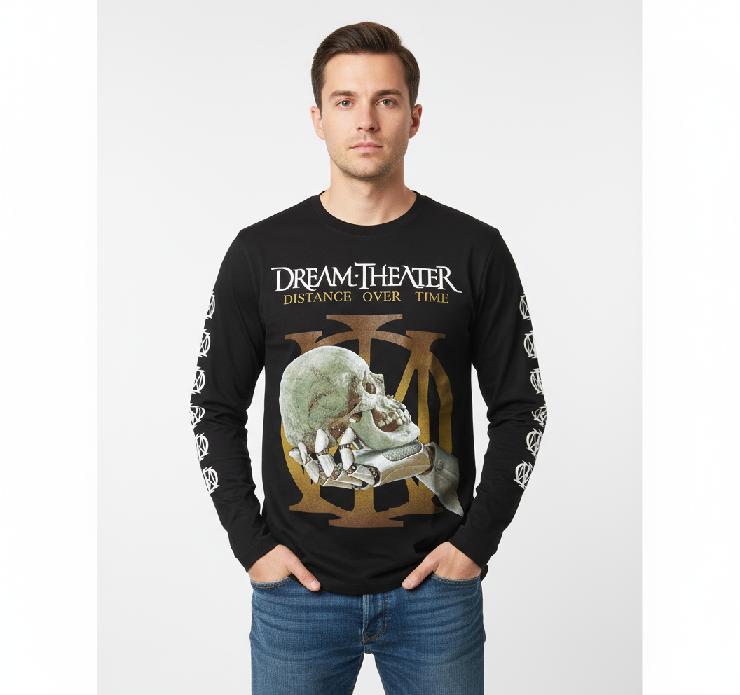 Rebelchords Dream Theater Distance Over Time Album Long Sleeve Shirt