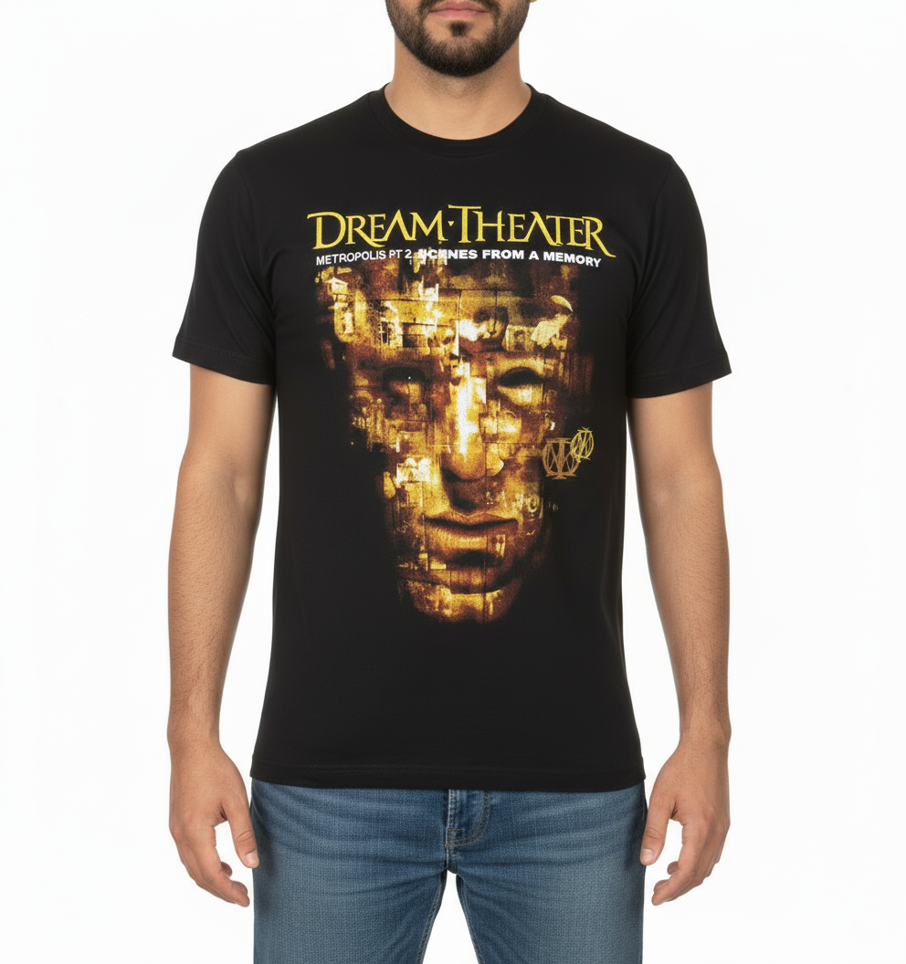 Rebelchords Dream Theater Metropolis Scenes from a Memory Back T-Shirt