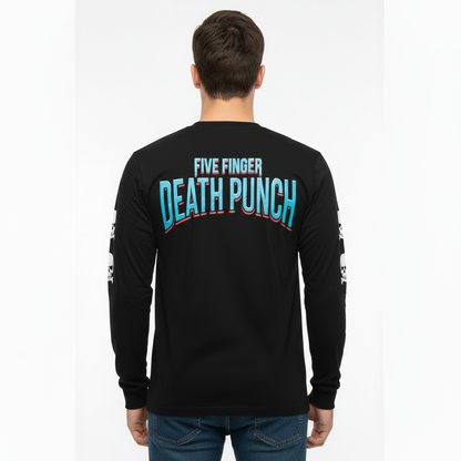 Rebelchords Five Finger Death Punch 5FDP FFDP Long Sleeve Shirt
