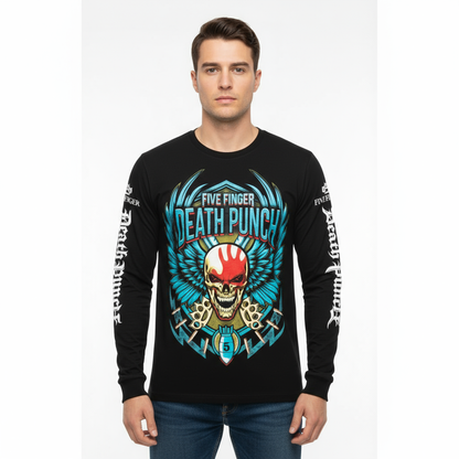 Rebelchords Five Finger Death Punch 5FDP FFDP Long Sleeve Shirt
