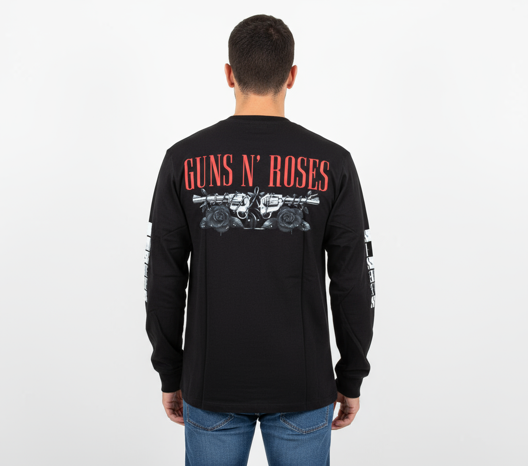 Rebelchords Guns N' Roses The Rock Never Dies T-Shirt