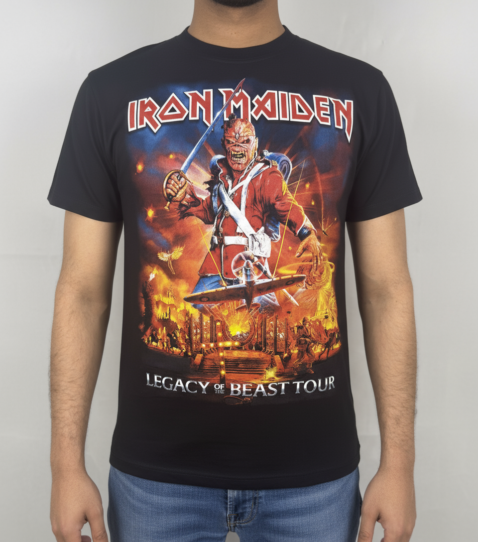 Rebelchords Iron Maiden Legacy of the Beast Tour Shirt
