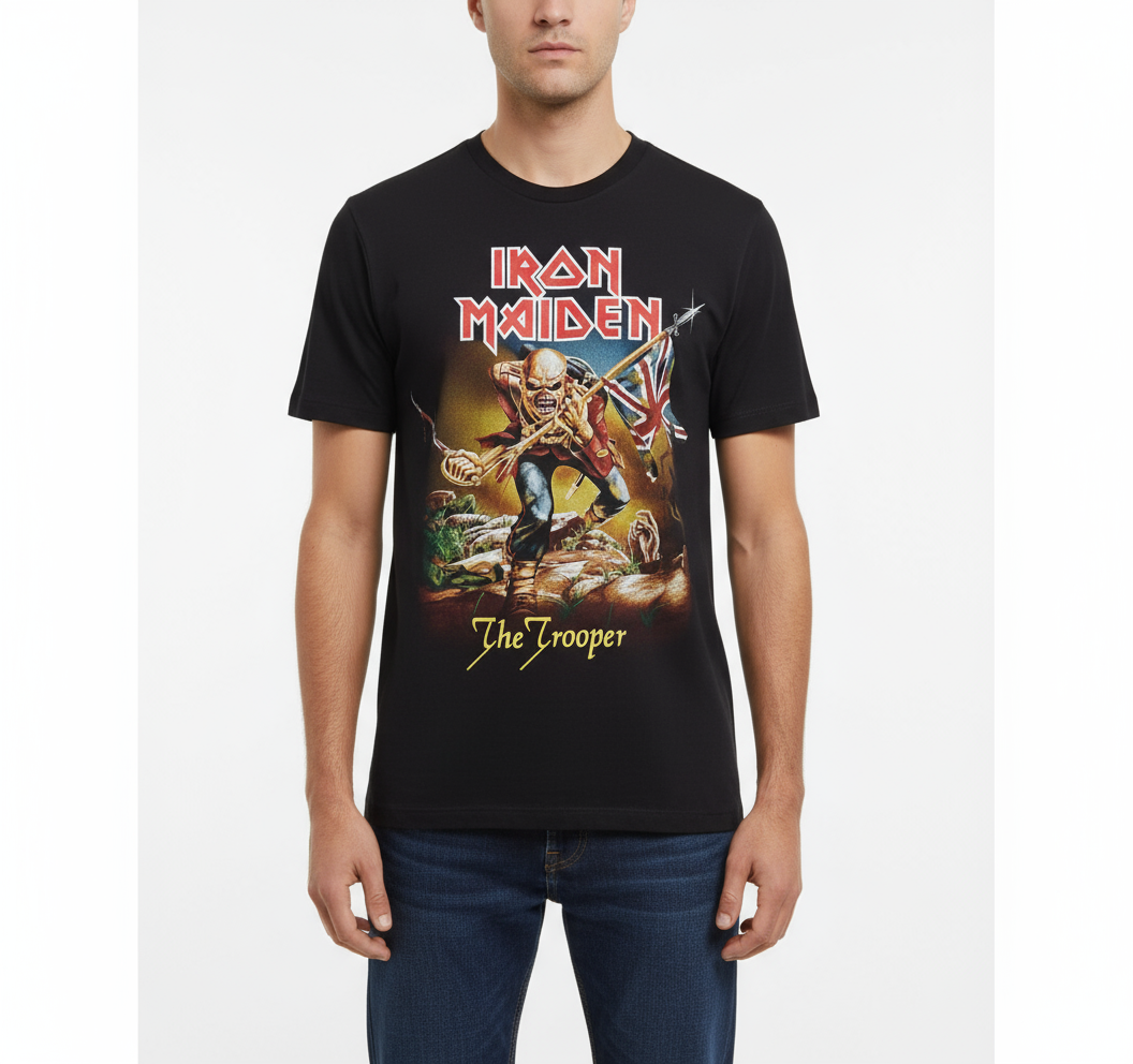 Rebelchords Iron Maiden The Trooper Short Sleeves Shirt