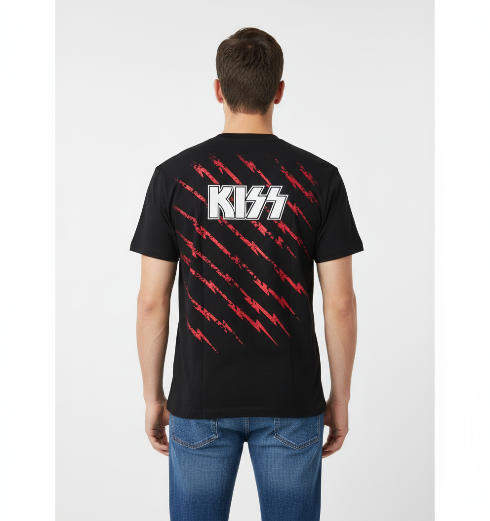 Rebelchords Kiss 1973 New York Band Shirt - Iconic Rock Tee