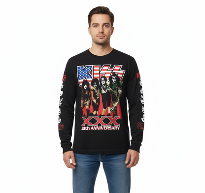 Rebelchords Kiss 30th Anniversary Tour Shirt Long Sleeve