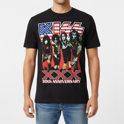 Rebelchords Kiss 30th Anniversary Short Sleeves sleeves Shirt