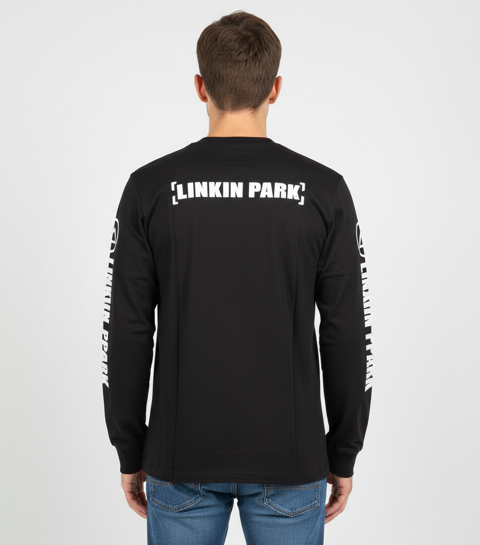Rebelchords Linkin Park Long Sleeve Shirt with Band Logo