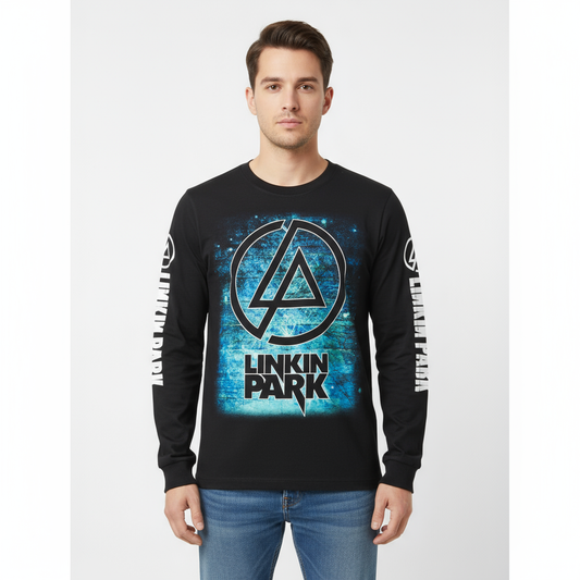 Rebelchords Linkin Park Long Sleeve Shirt with Band Logo