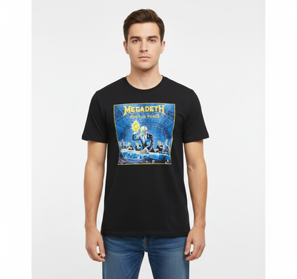 Rebelchords Megadeth Rust in Peace Shirt Black Tee
