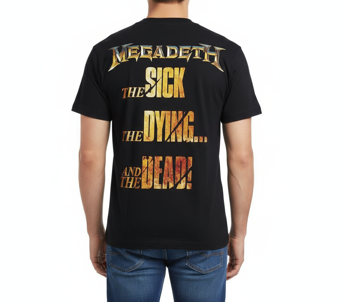 Rebelchords Megadeth The Sick The Dying And The Dead Shirt - Graphic Tee