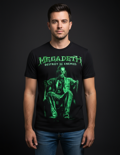 Rebelchords Megadeth Destroy All Enemies Shirt