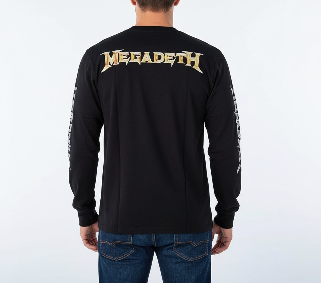 Rebelchords Megadeth Dystopia Long Sleeve Shirt
