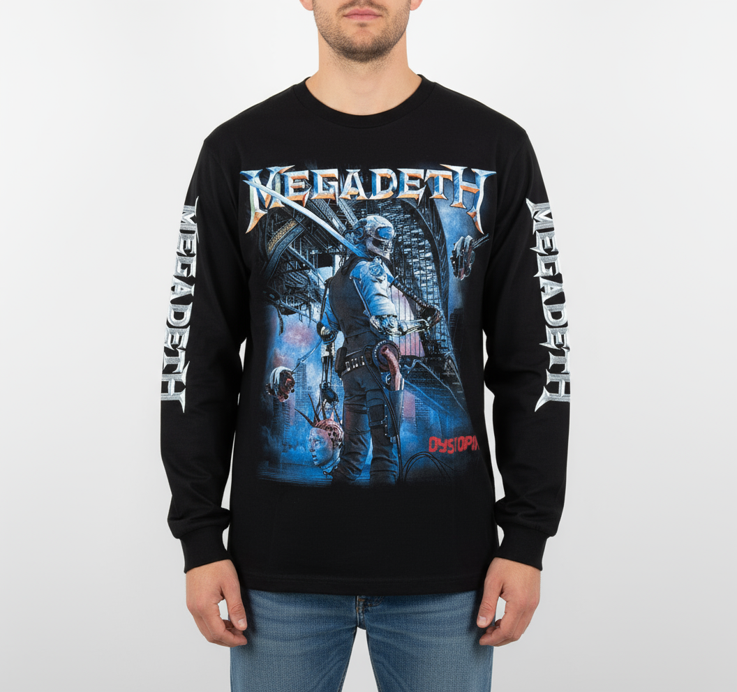 Rebelchords Megadeth Dystopia Long Sleeve Shirt