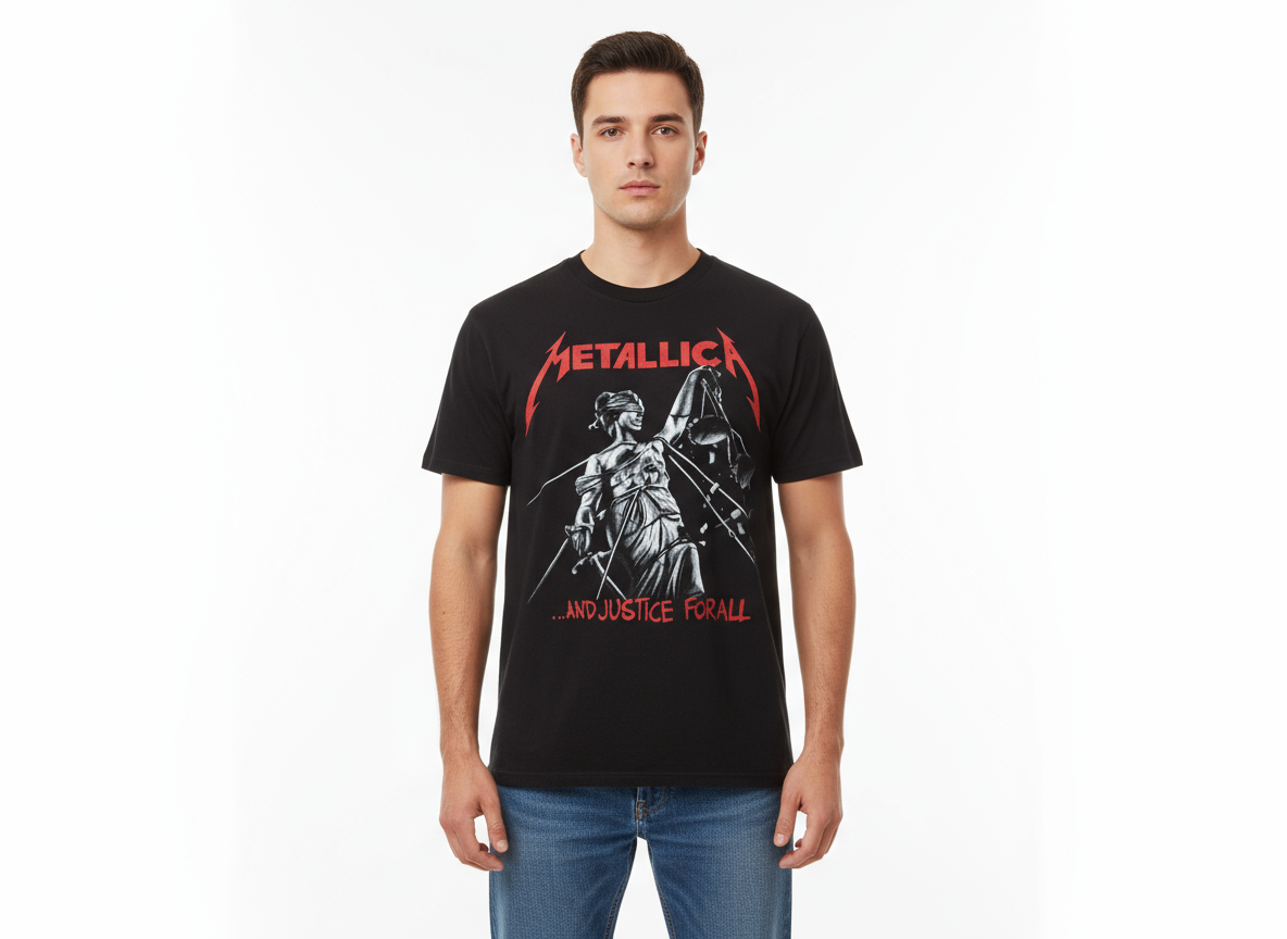 Rebelchords Metallica And Justice for All T-Shirt