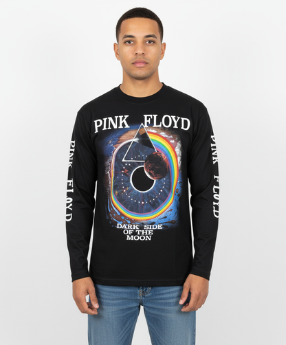Rebelchords Pink Floyd Dark Side of the Moon Album Long Sleeve Tee
