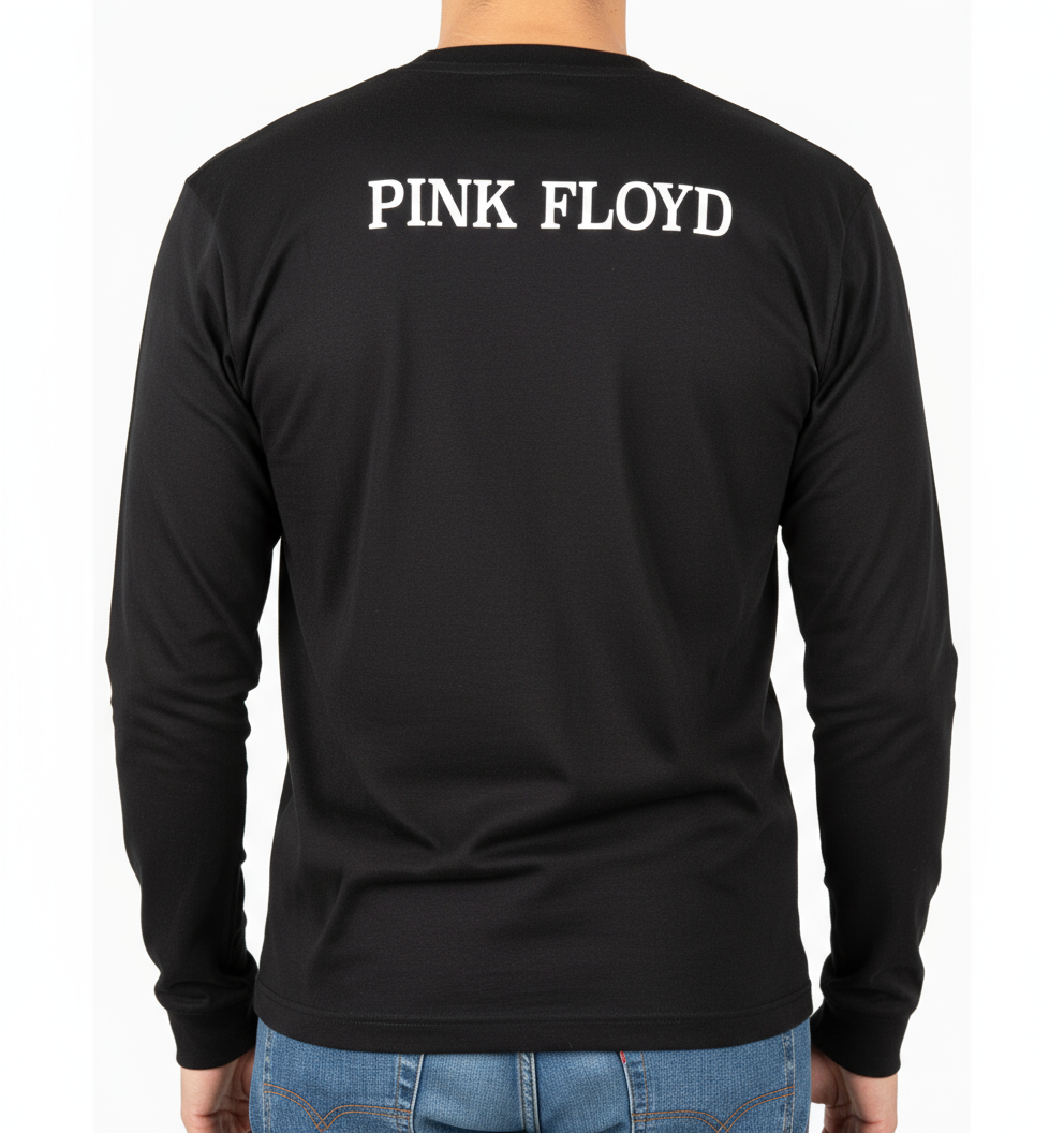 Rebelchords Pink Floyd Dark Side of the Moon Album Long Sleeve Tee
