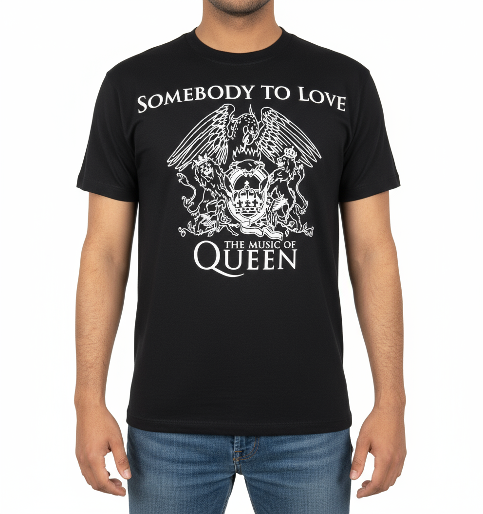 Rebelchords Somebody to Love Queen Band T-Shirt