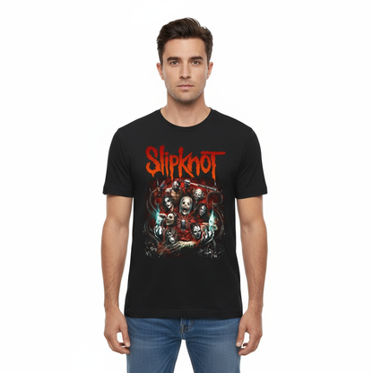 Rebelchords Slipknot Band Frame T-Shirt with Unique Design