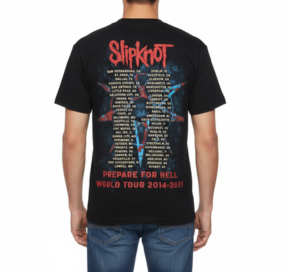 Rebelchords Slipknot Prepare for Hell Tour Shirt