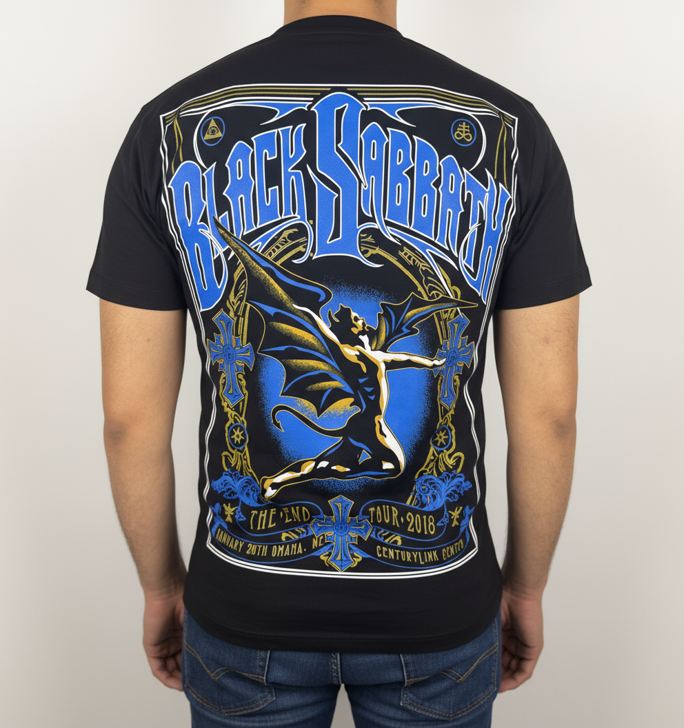 Rebelchords Black Sabbath The End Tour Glow Shirt