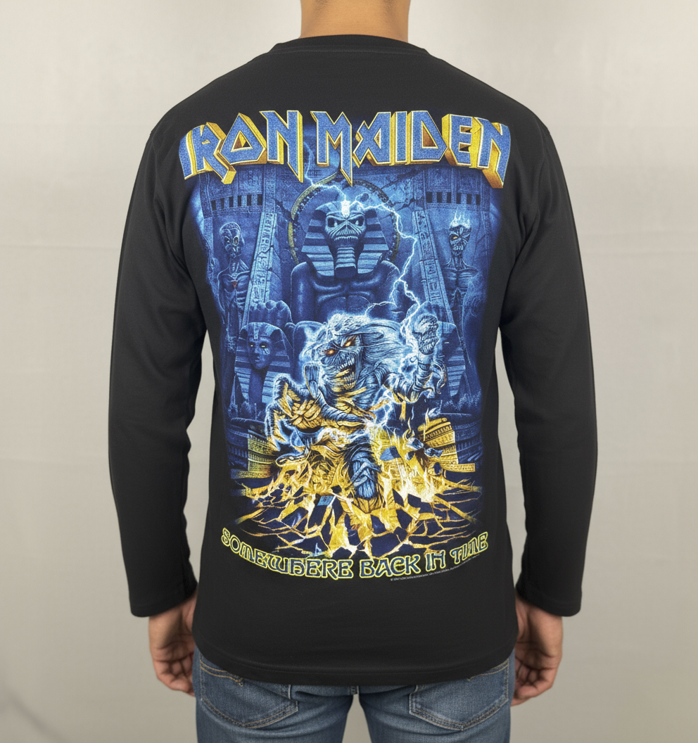 Rebelchords Iron Maiden Somewhere Back in Time Tour Shirt