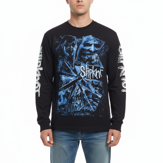 Slipknot The Devil in I shirt featuring bold graphics and long sleeves for fans of the band